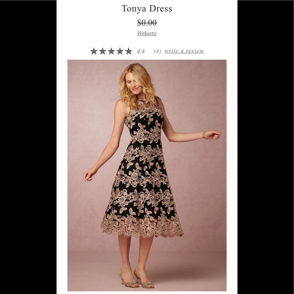 NWT BHLDN Hitherto Tonya Dress sz 0 - Picture 1 of 8